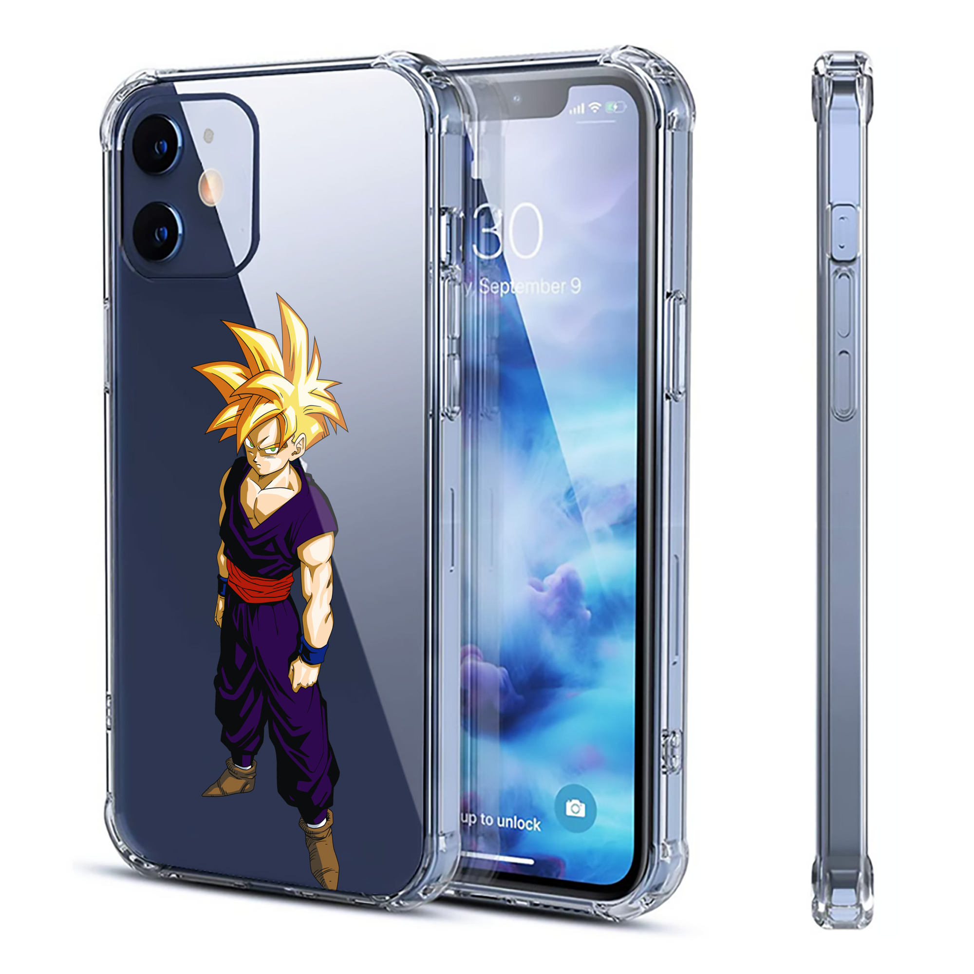 （画像用） ドラゴンボール ベジット DRAGON BALL Vegetto 【iPhone 12シリーズ対応】透明スマホケース（クリアソフトケース）
